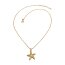 Pendant Seashell golden